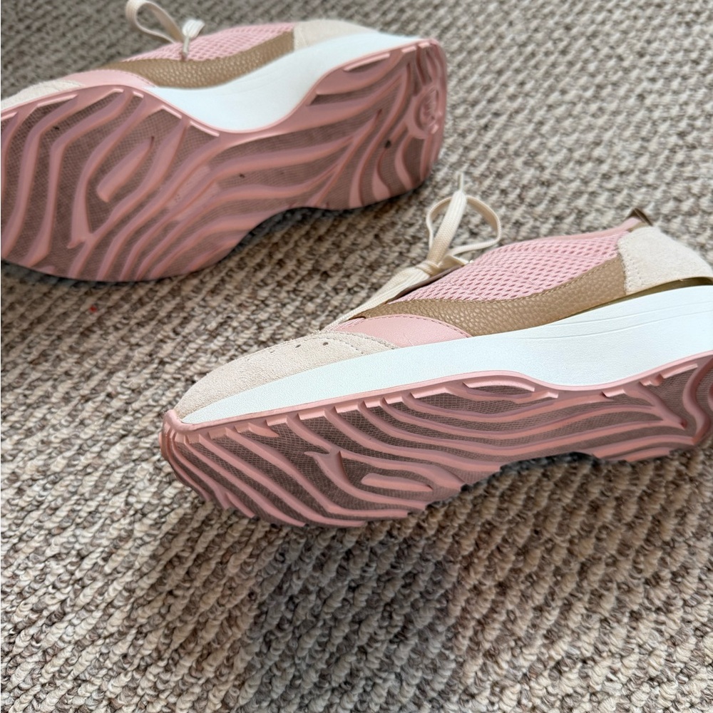 Michael Kors Pink and Brown Sneakers - Picture 3 of 4